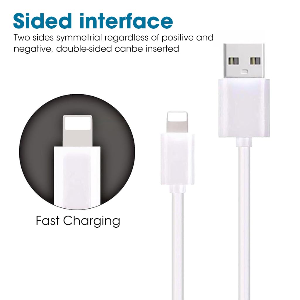 Verilux 2 in 1 Cable for Apple Pencil, USB Charging Cable for iPad, Pencil, iPhone, 3.3ft Fast Charging Cable Compatible with IOS Pencil 1st Gen, iPhone & iPad Air Verilux 2 in 1 Cable for Apple Pencil, USB Charging Cable for iPad, Pencil, iPhone, 3.3ft Fast Charging Cable Compatible with IOS Pencil 1st Gen, iPhone & iPad Air